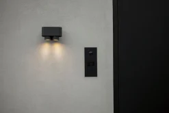 Deckenspot Anthrazit B:17,3 cm IP44 GU10 verstellbar