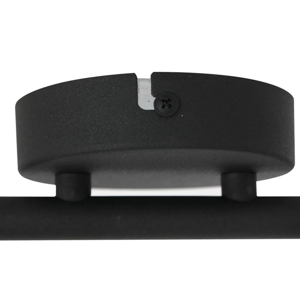 Deckenspot beweglich Schwarz 134 cm inkl. GU10 6-flmg