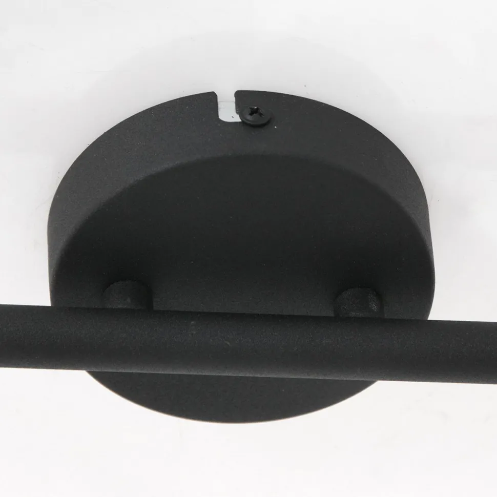 Deckenspot beweglich Schwarz 134 cm inkl. GU10 6-flmg