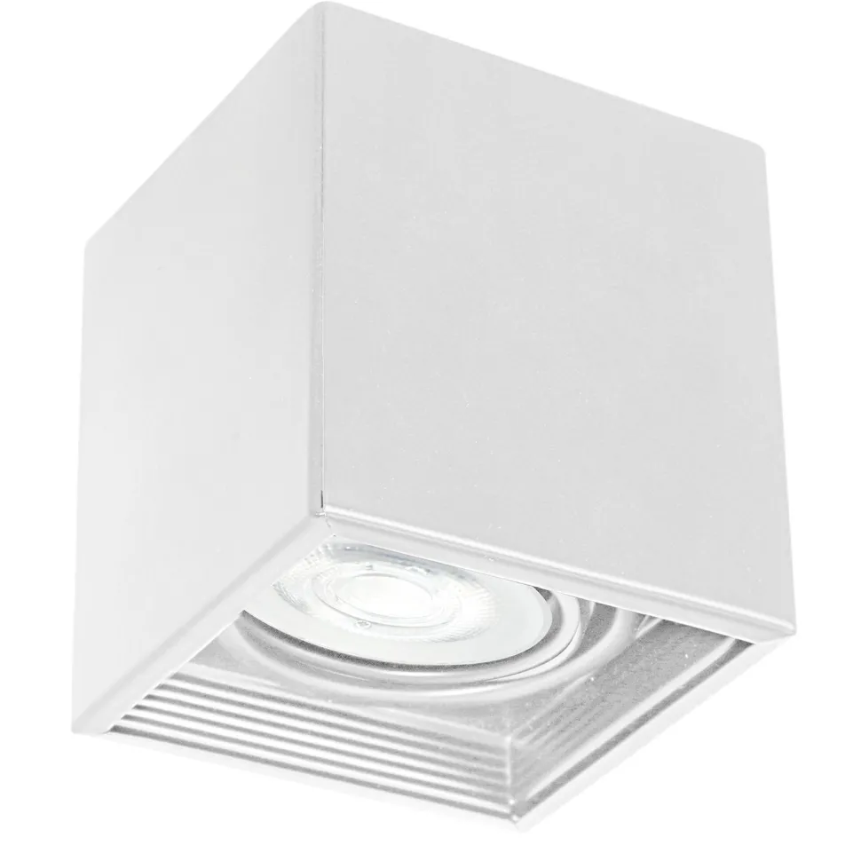 Deckenspot eckig GU10 Weiß Metall Modern DOWNLIGHT