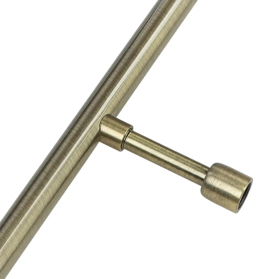 Deckenspot 6-flammig IP44 GU10 in Messing Antik Metall Bad