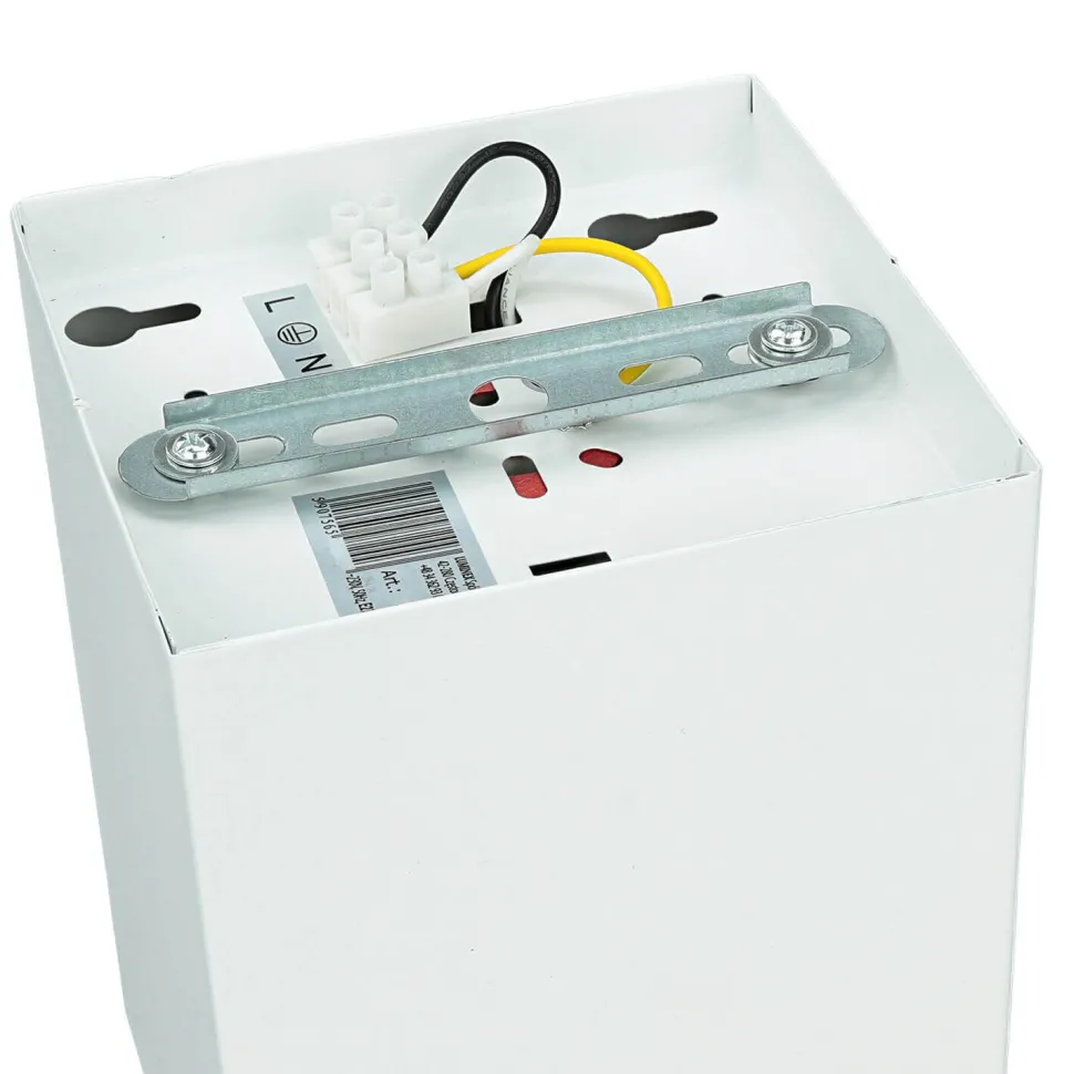 Deckenspot GU10 Weiß Metall eckig 11,5 cm breit DOWNLIGHT