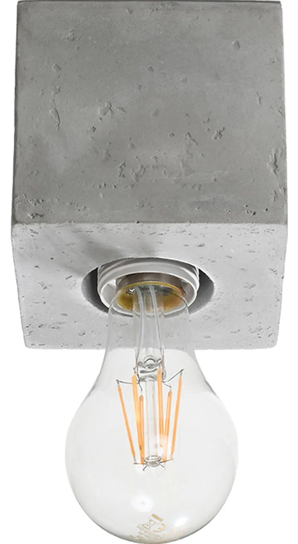 Deckenspot LABERIA Beton 10x10x10 cm Würfel klein für