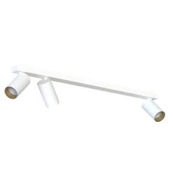 Deckenspot länglich 70 cm 3-flammig GU10 in Weiß Gold