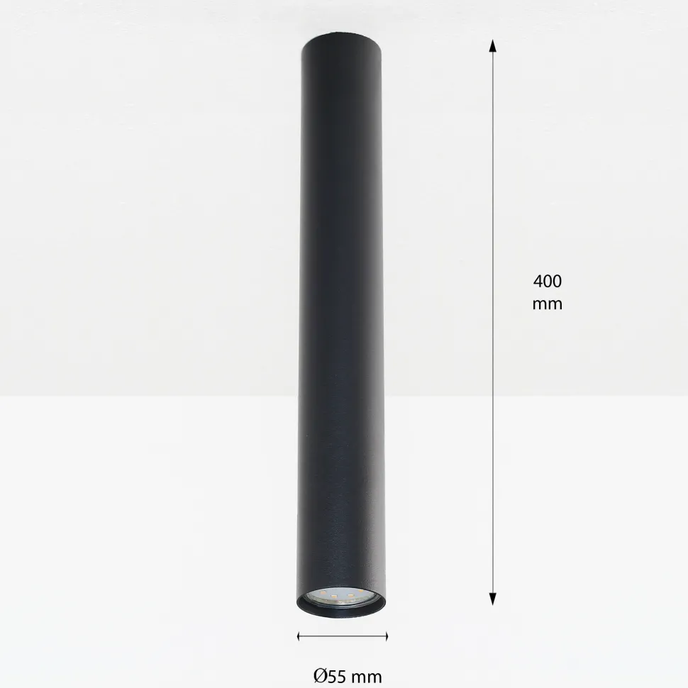Deckenspot Modern in Schwarz für den Esstisch