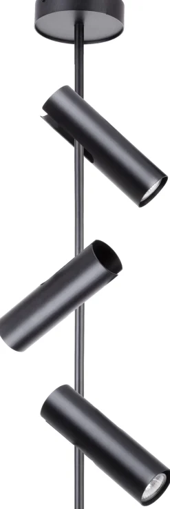 Deckenspot Schwarz 3-flammig Metall GU10 verstellbar