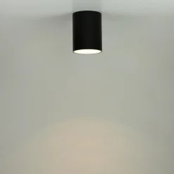 Deckenspot Schwarz Silber Decke Flur Lampe EYE