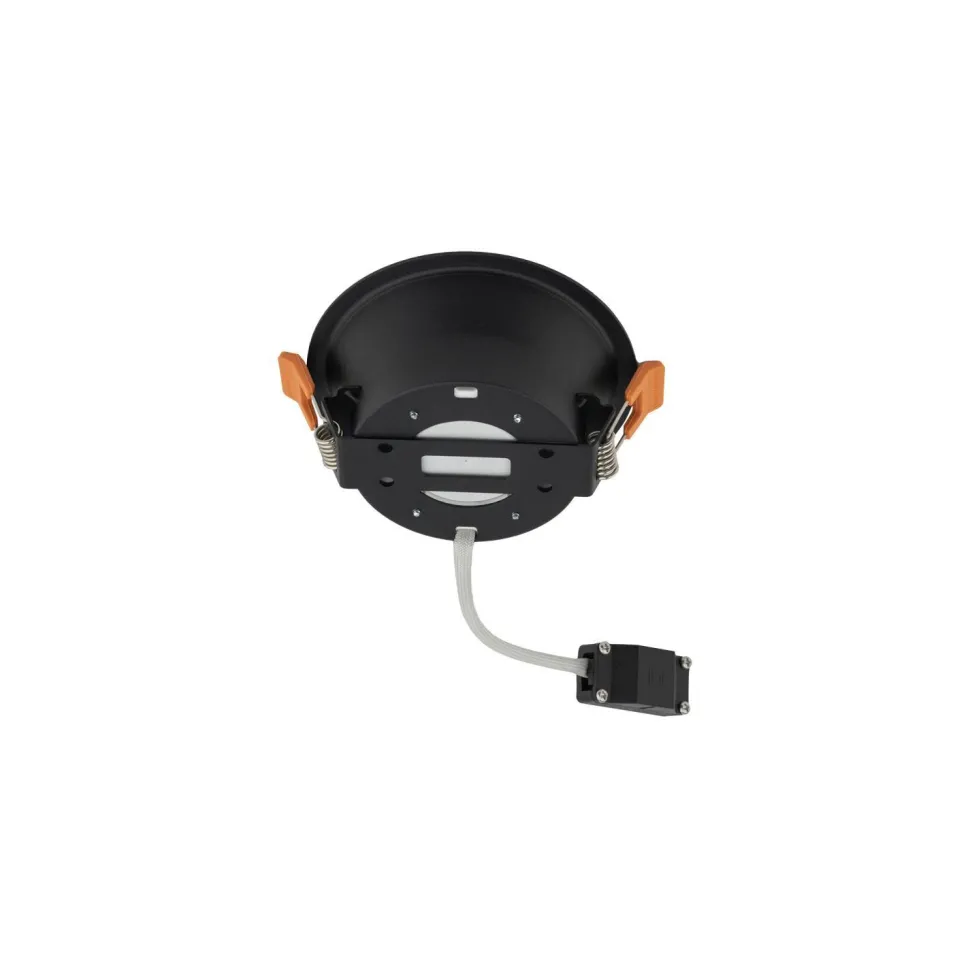 Deckenspot Unterputz Ø 12 cm klein für GX53 Schwarz