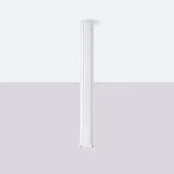 Deckenspot Weiß Ø 6,5 cm 60 cm hoch GU10 Aufputz Aluminium