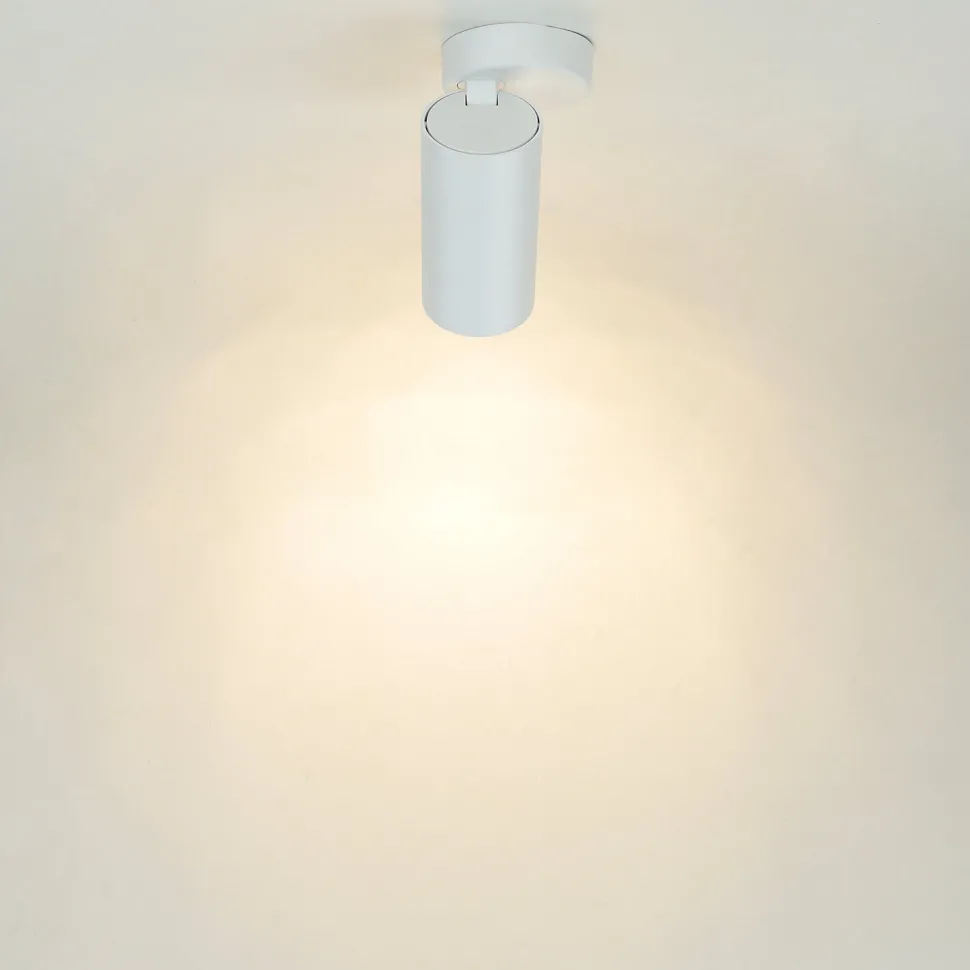 Deckenspot Weiß Gold GU10 Metall verstellbar Modern