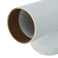 Deckenspot Weiß Gold GU10 Metall verstellbar Modern