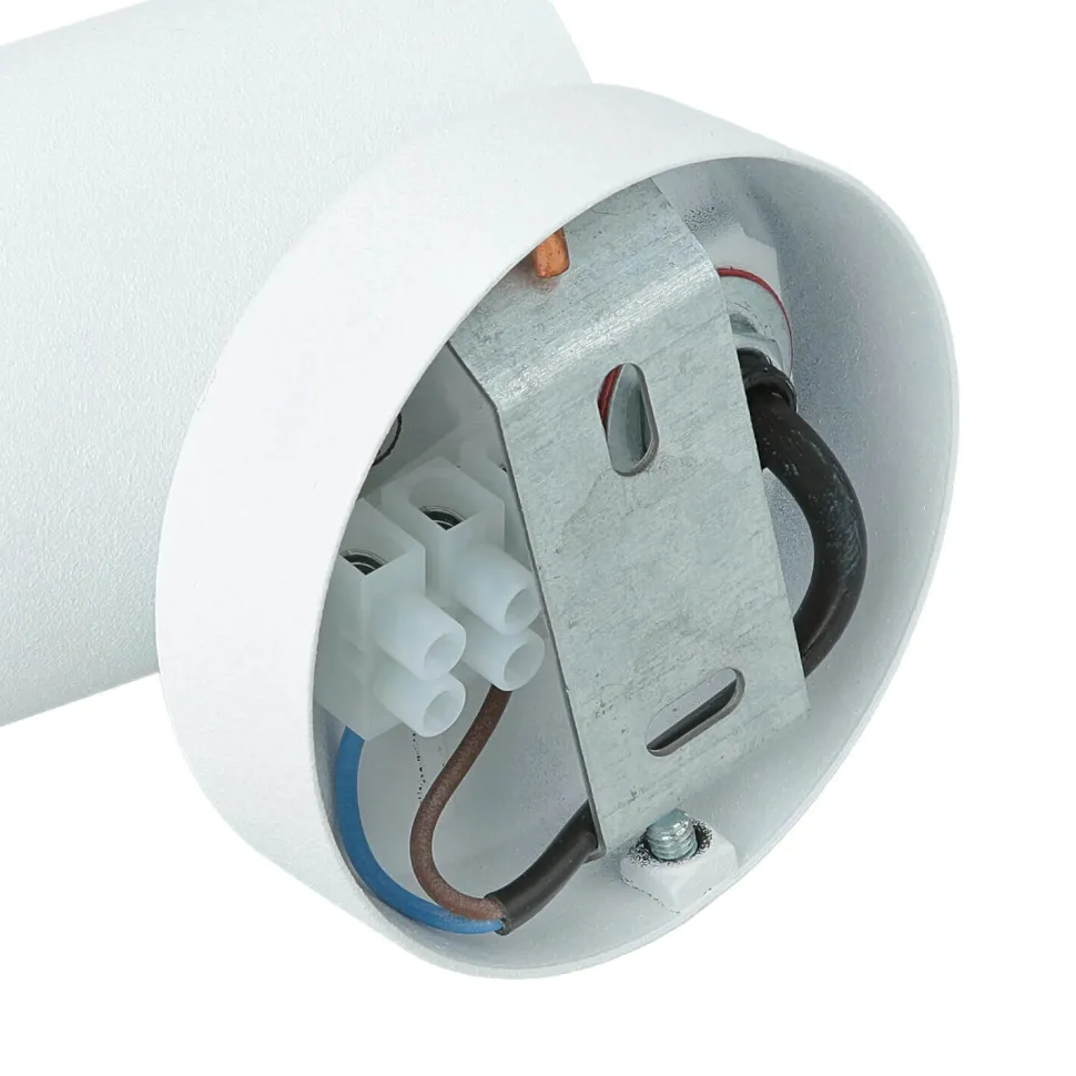 Deckenspot Weiß Gold GU10 Metall verstellbar Modern