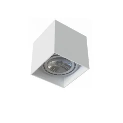 Deckenspot Weiß GU10 Aluminium Würfel B: 12 cm