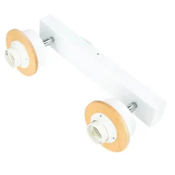 Deckenstrahler Aufbau Weiß Modern Stoff wohnlich