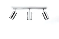 Deckenstrahler ETNA Metall Chrom 3-flammig GU10