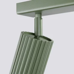 Deckenstrahler 2-flammig B: 30 cm klein schwenkbar GU10 Grün