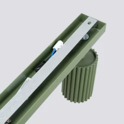 Deckenstrahler 3-flammig GU10 B: 45 cm Grün aus Aluminium