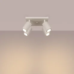 Deckenstrahler 4-flammig GU10 B: 25 cm klein Creme BERTA