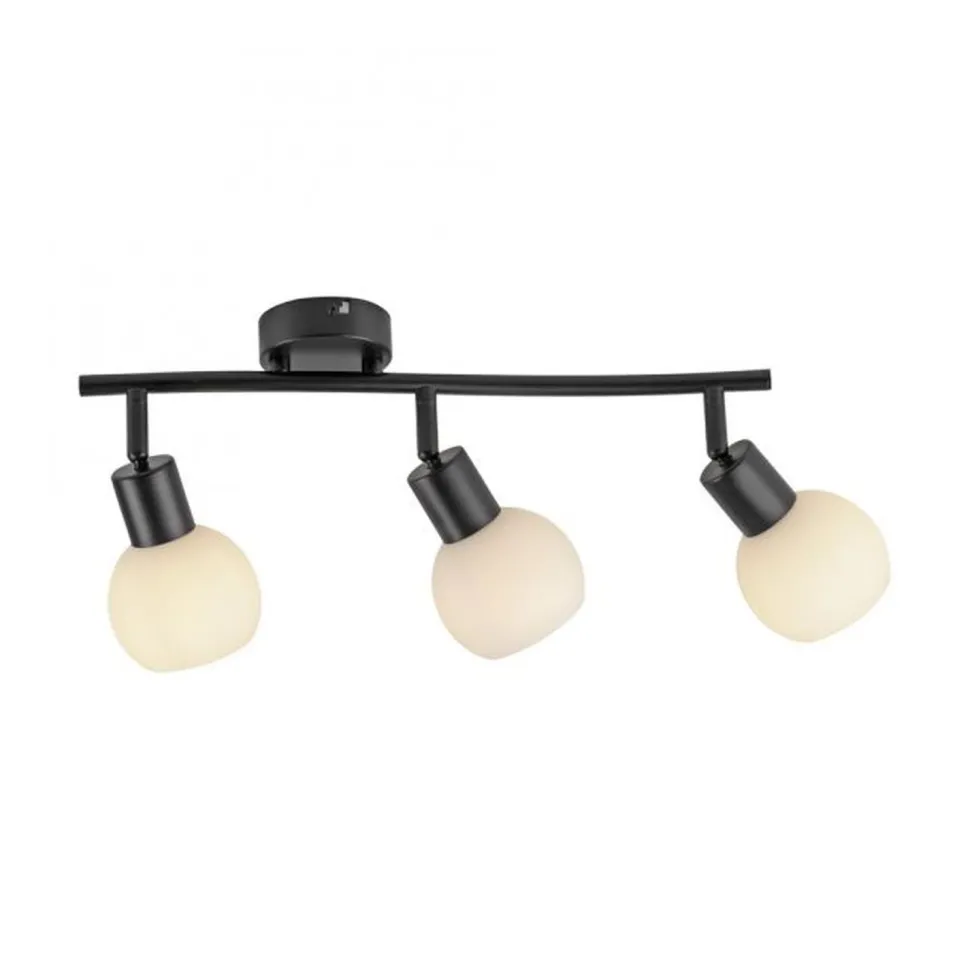 Deckenstrahler Glas Metall inkl E14 3000 K flexibel