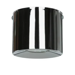 Deckenstrahler in Chrom Metall GU10 akzentuiertes Licht