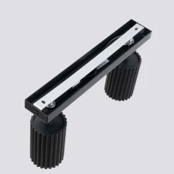 Deckenstrahler Modern B: 30 cm klein 2-flammig GU10 Schwarz