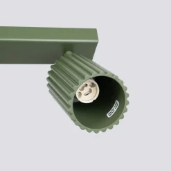 Deckenstrahler Modern GU10 4-flammig 81 cm lang in Grün