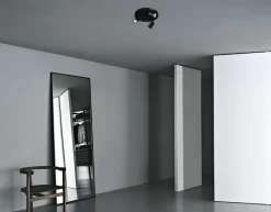 Deckenstrahler Schwarz 3-flammig Metall GU10 Ø 35 cm