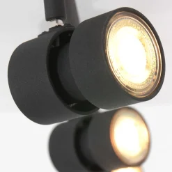 Deckenstrahler Schwarz 4-flmg 90 cm inkl. GU10 flexibel