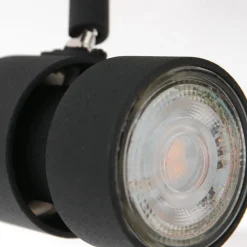 Deckenstrahler Schwarz 4-flmg 90 cm inkl. GU10 flexibel