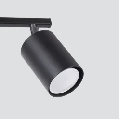 Deckenstrahler Schwarz Metall 2-flammig klein GU10 DALIT