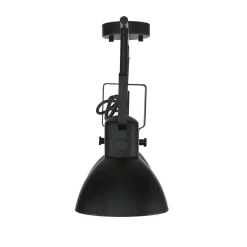 Deckenstrahler Schwarz Metall E14 Retro Wohnzimmer