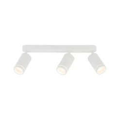 Deckenstrahler Weiß 55 cm lang Metall GU10 3-flammig