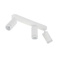 Deckenstrahler Weiß 55 cm lang Metall GU10 3-flammig