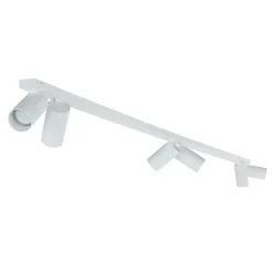 Deckenstrahler Weiß 200 cm lang 6-flammig GU10 verstellbar