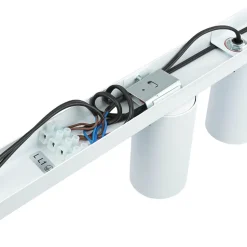 Deckenstrahler Weiß 200 cm lang 6-flammig GU10 verstellbar