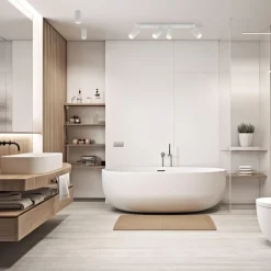 Deckenstrahler Weiß 4-flammig 74 cm lang Metall GU10