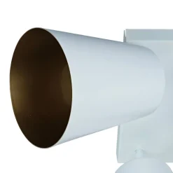 Deckenstrahler Weiß Gold Metall Retro 4-flammig E27