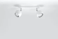 Deckenstrahler Weiß L:30cm Retro FAVONIA Deckenspot