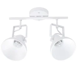 Deckenstrahler Weiß Retro Design E14 Wohnzimmer