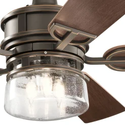 Deckenventilator mit Beleuchtung Ø132cm Fernbedienung