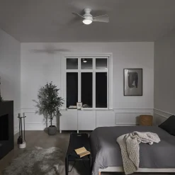 Deckenventilator mit Fernbedienung LED Beleuchtung Ø86cm