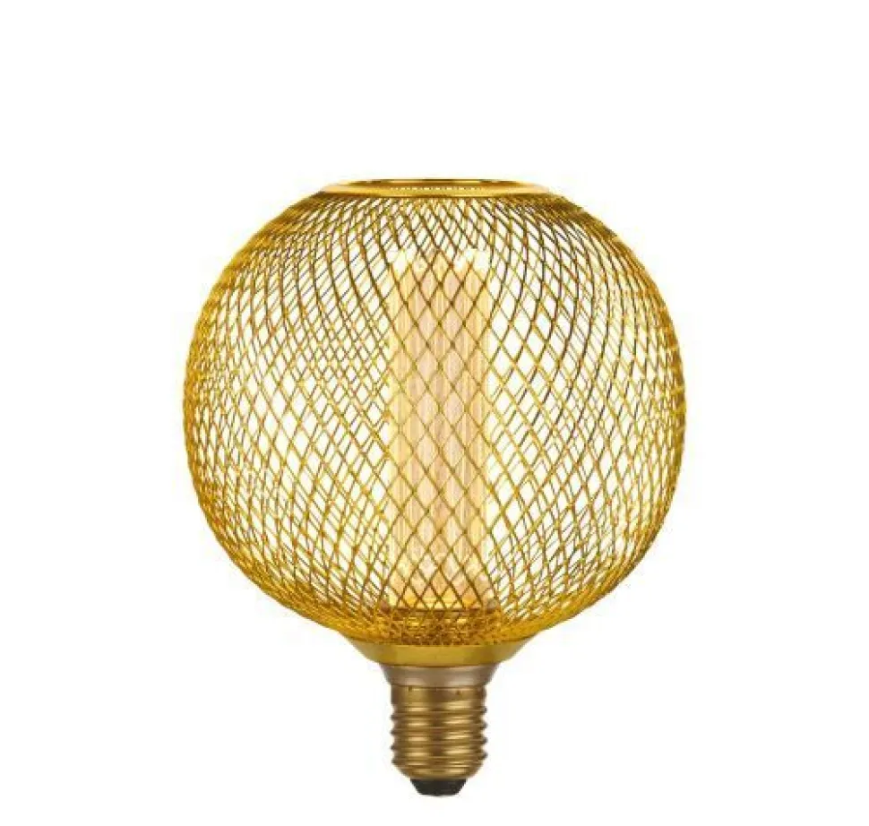 Deko Leuchtmittel LED in Gold E27 1800 K 120 lm dimmbar - LM175