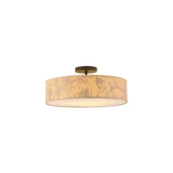 Dekorative Deckenleuchte Bambus Muster E27 3-flammig