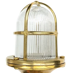 Dekorative Gartenleuchte Messing H:25cm Maritim