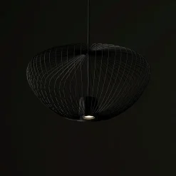 Dekorative Hängelampe Metall B:54,5 cm GU10 Umbra Grau