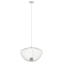 Dekorative Hängelampe Metall B:54,5 cm GU10 Seidengrau