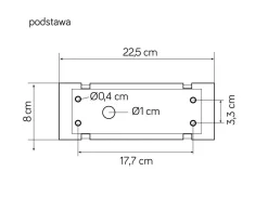 Dekorative LED Wandleuchte Glas Aluminium IP65 386 lm