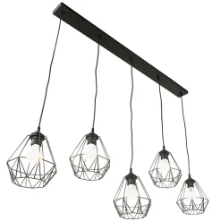 Dekorative Pendelleuchte ARIYAN Retro länglich