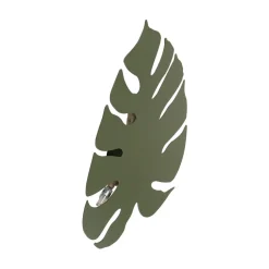 Dekorative Wandleuchte Metall Blatt indirekt H: 54 cm 4x G9