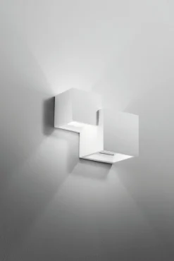 Dekorative Wandleuchte Up Down Gips Weiß G9 B:20 cm